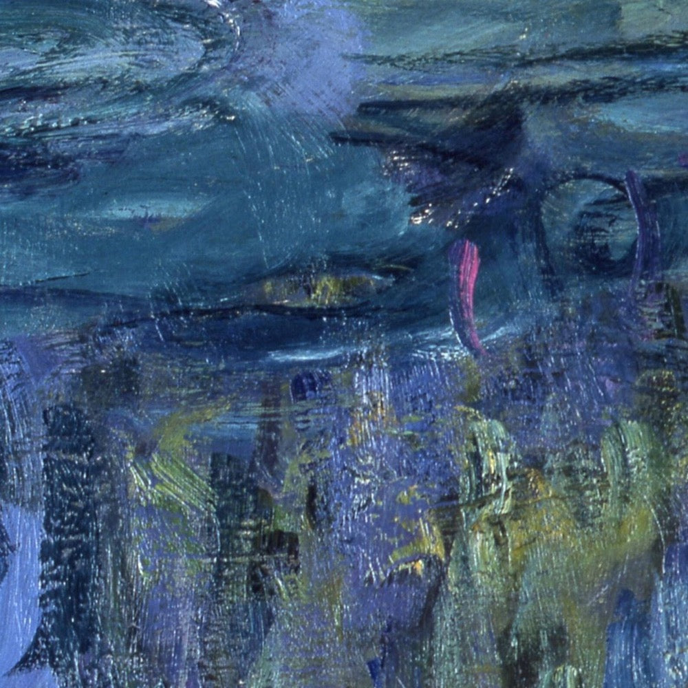 Monet Water Lilies Wallpaper Border Removable Impressionist Wall Accent for Artistic Home Decor